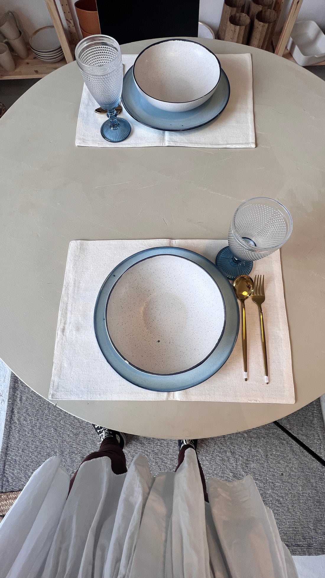 mesa azules